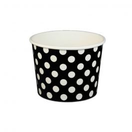 Yocup Company: Yocup 16 oz Polka Dot Green Paper Ice Cream Container with  Paper Lid Combo - 1 case (250 set)