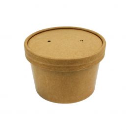 Corrugated Paper Cup With Lid 8 Oz 50 Pieces (Beige) - متجر مثالية النظافة