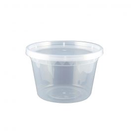 Yocup Company: YOCUP 8 oz Clear Lightweight Round Deli Container