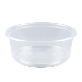 8oz. Clear Deli Container w/Lid - 12 pk. - Jars, Containers and