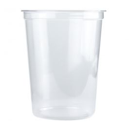 Yocup Company: YOCUP 8 oz Clear Lightweight Round Deli Container - 500/Case