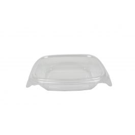 Yocup Company: KR 32 oz / 4 x 7.4 x 2.6 Clear PET Plastic Hinged-Lid  Deli Container - 1 case (200 piece)