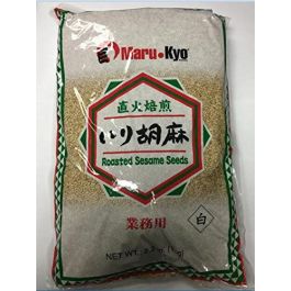 Yocup Company: Marukyo Roasted White Sesame Seed 2.2 lb Bag
