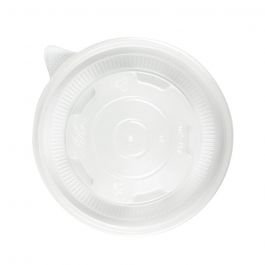 Yocup Company: YOCUP 16 oz Translucent Plastic Flat Lid With Pin